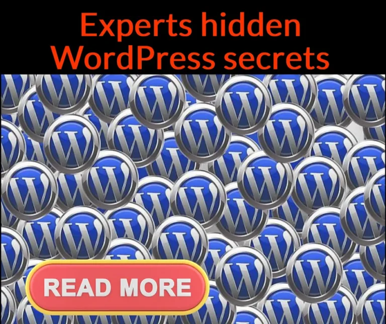 Experts hidden WordPress secrets