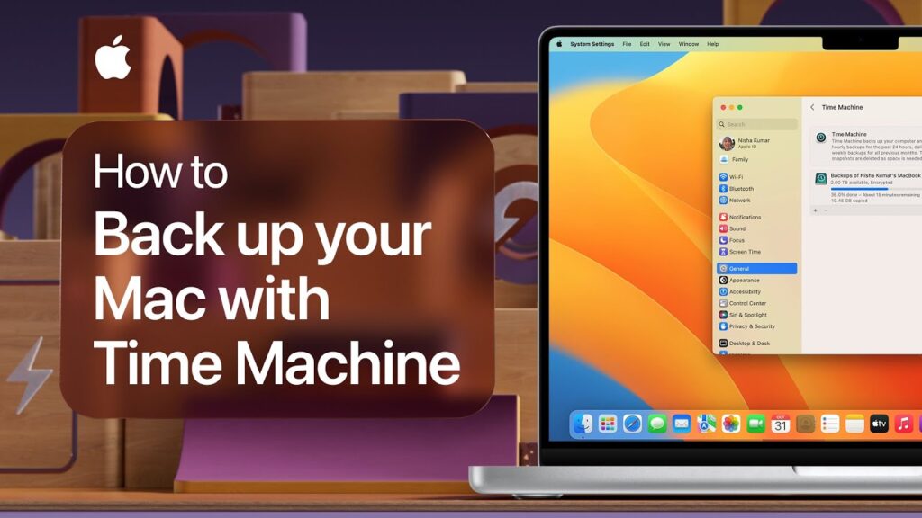 How to back up a MacBook Pro